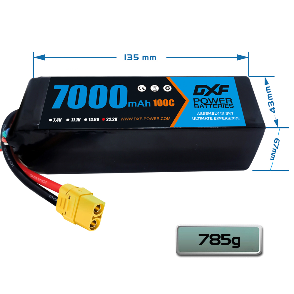DXF 6S Lipo 22.2V 7000mAh 1000 - 6S Lipo Battery 22.2V 5000Mah review and price